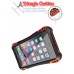 iPhone 6 6s Plus 5.5 - R-Just Red Black Waterproof Shockproof Aluminum Gorilla Glass Metal Military Heavy Duty Bumper Cover Case